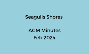 Seagulls Shores AGM 2024